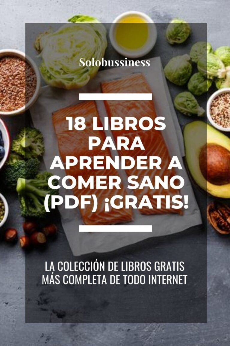 18 Libros Para Aprender A Comer Sano PDF Gratis