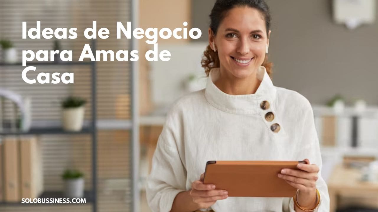 Ideas De Negocios Para Amas De Casa Solobussiness