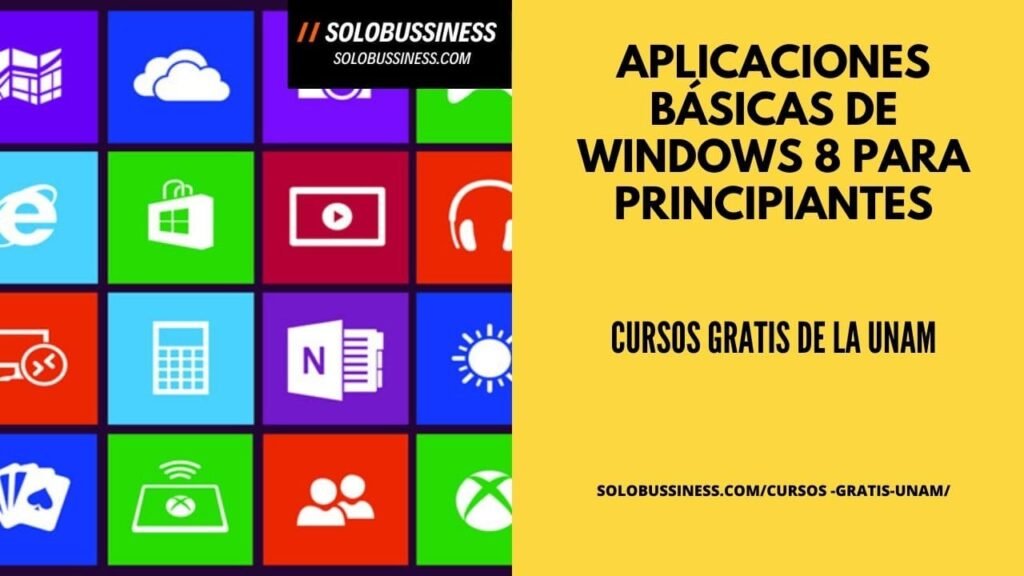 Aplicaciones básicas de Windows 8 para principiantes