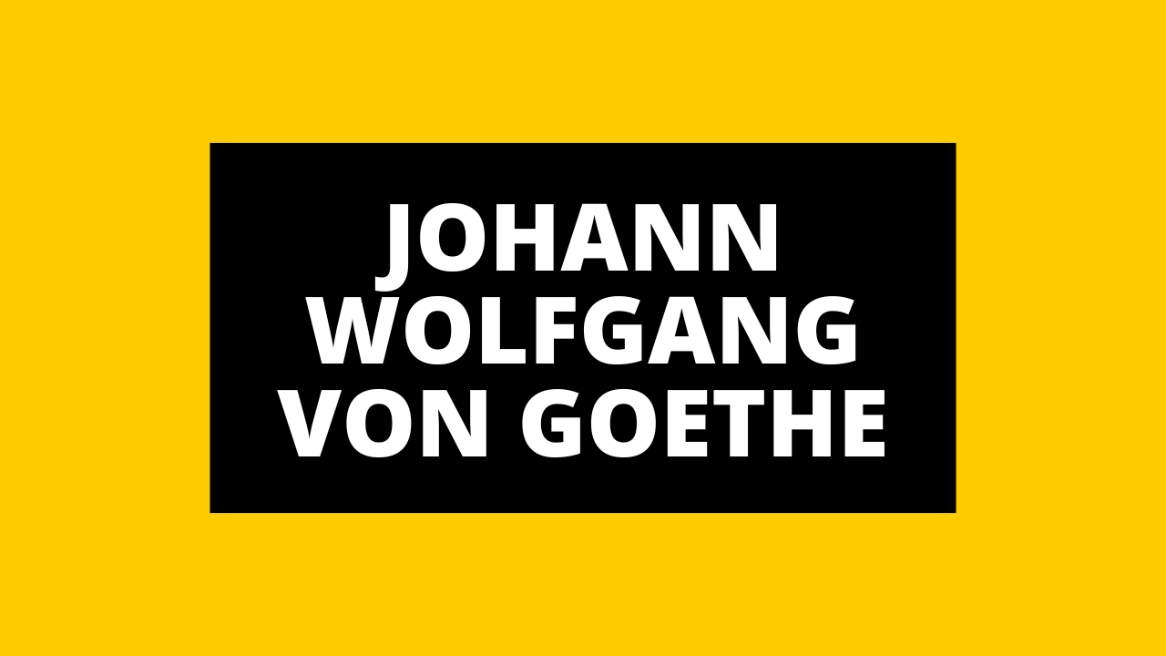 Libros de Johann Wolfgang von Goethe