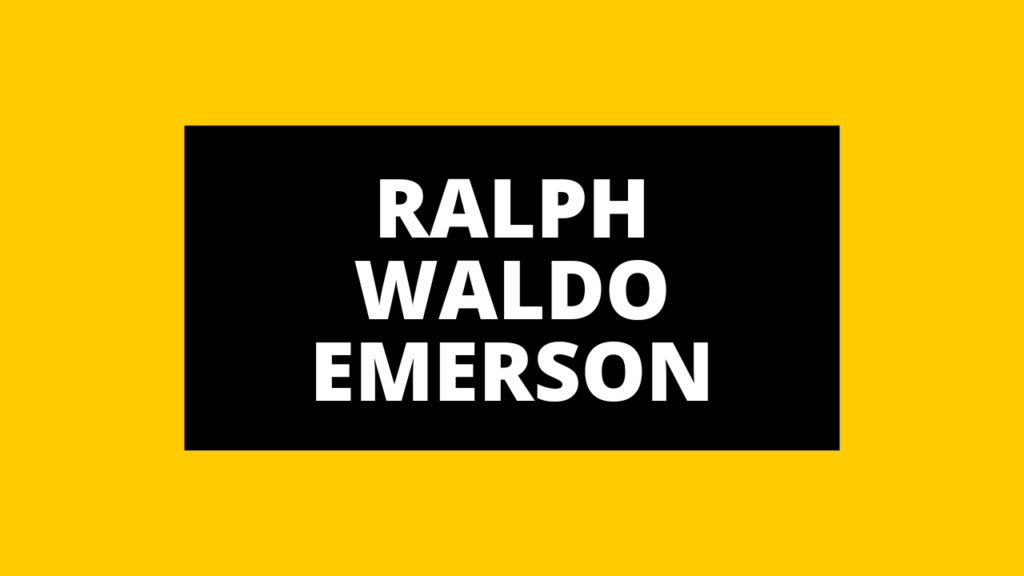 Libros de Ralph Waldo Emerson