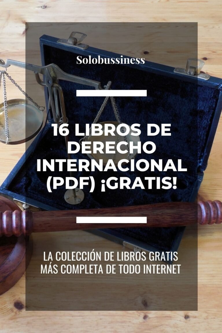 16 Libros De Derecho Internacional (PDF) ¡Gratis!