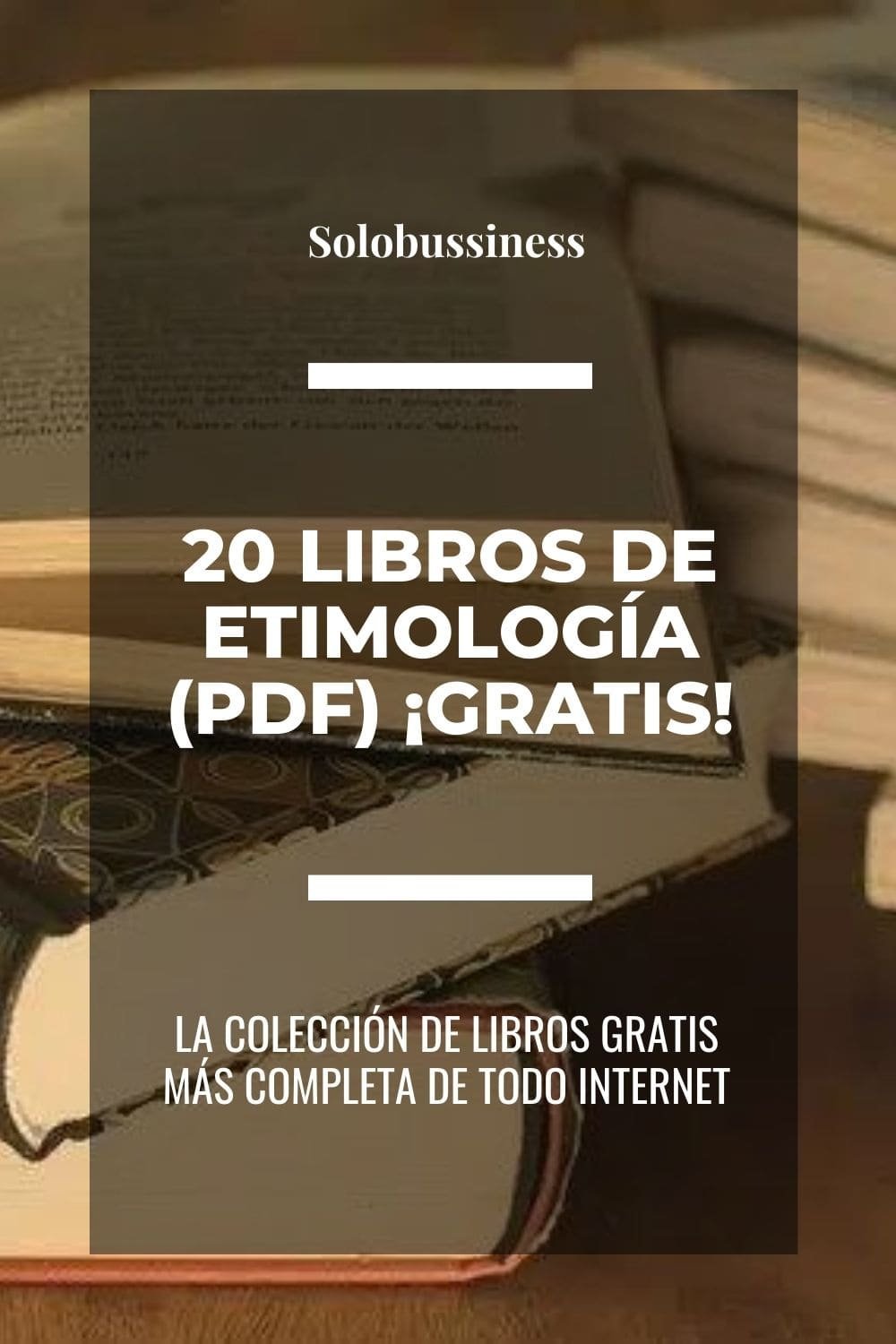 Libros de Etimología en formato pdf