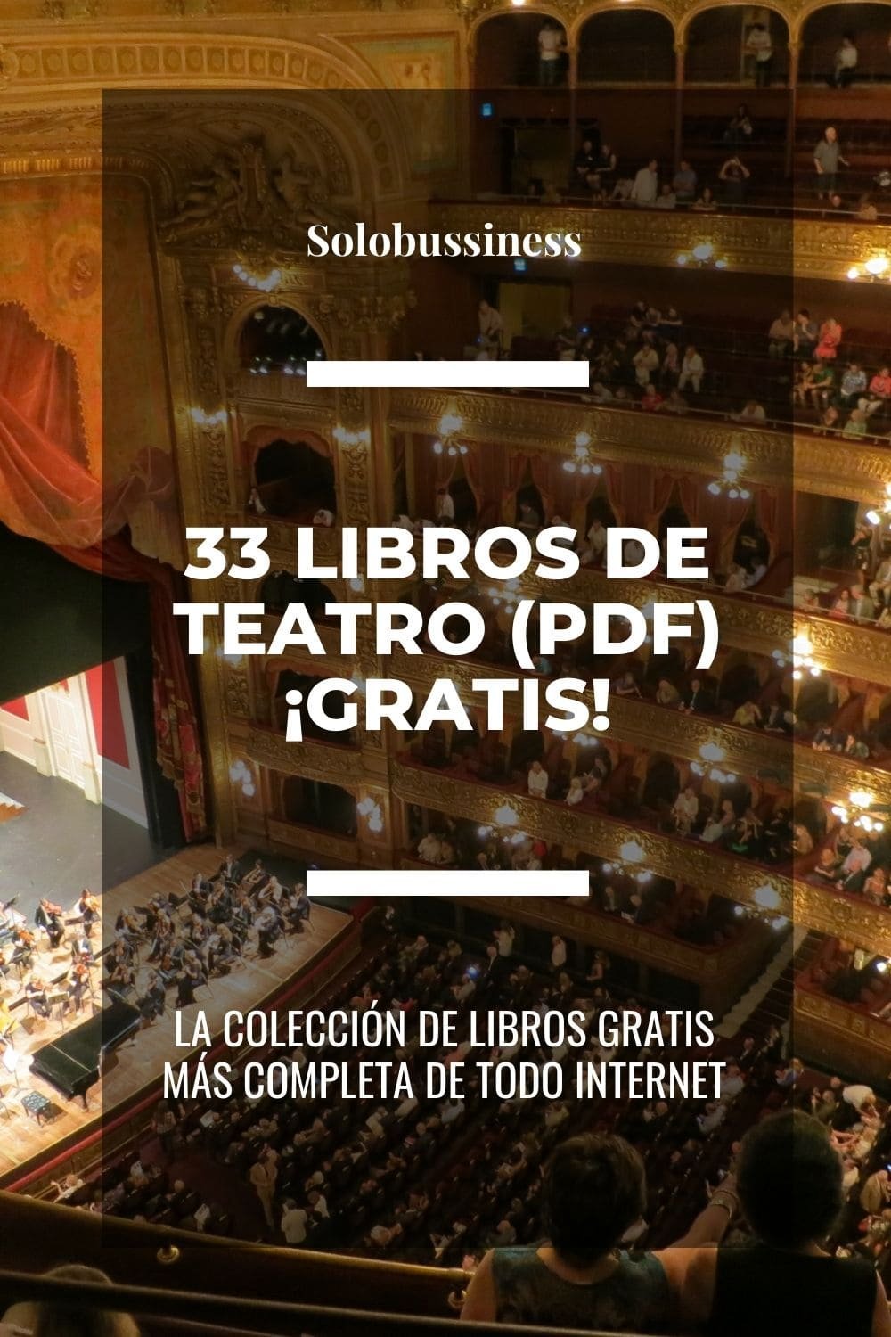 Libros de Teatro gratis en formato pdf